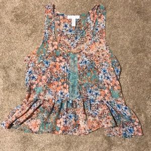 Like New Floral Tank Top